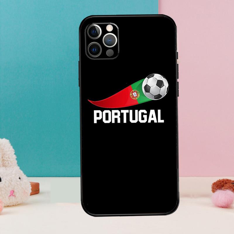 Portugal Flag Phone Case For iPhone 17 Air 16 15 13 12 11 14 Pro Max 12 13 mini 15 16 Plus 16e Cover Coque