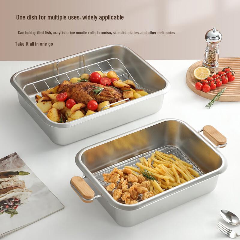 304 Stainless Steel Baking & Serving Tray