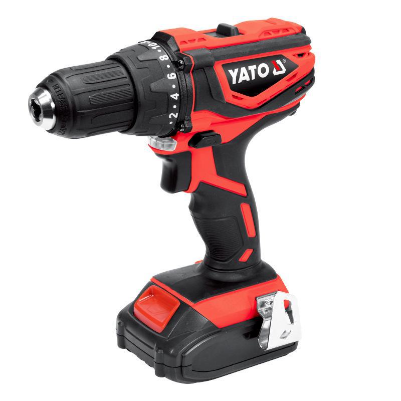 Yiertuo 18V Dual-Speed Rechargeable Electric Drill & Screwdriver