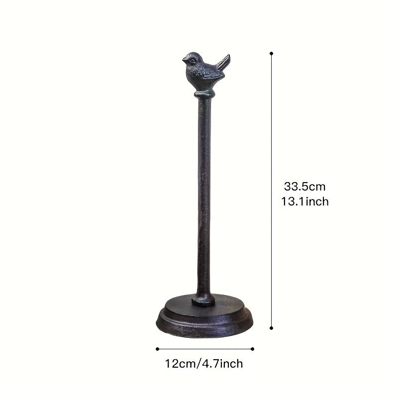 

Vintage Cast Iron Craft Bird Tissue Holder Kitchen Paper Towel Holder Desktop Decoration Storage Rack Bathroom Accessories one size