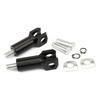 2.25" Passenger Foot Pegs Support Mount Footrest Clevis Kit for Harley Softail Fatboy Heritage Softail FXST 2000 2001 2002-2006