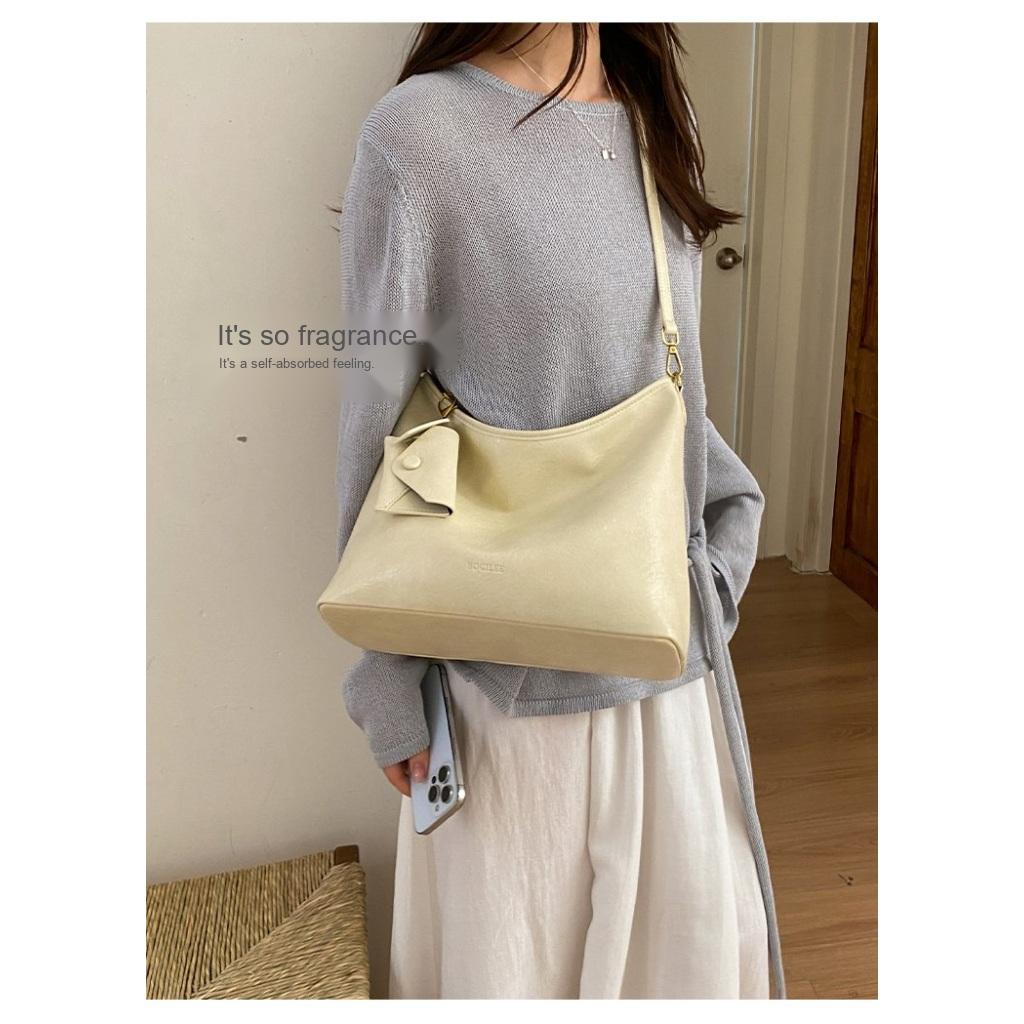 Shoulder Tote Bag Women PU Minimalist Daily Commute