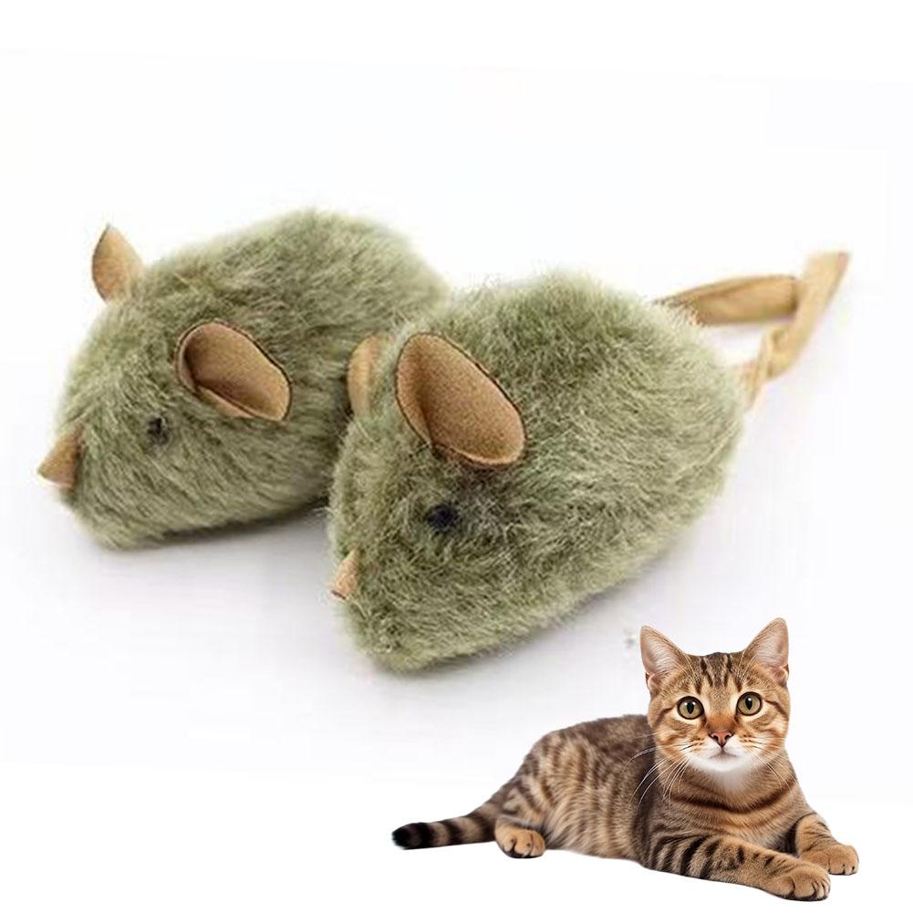 Electric Interactive Mouse Cat Toys Funny Plush Toy Smart Pet Interactive Movement Speak Out Toys Pet Cat Accessories