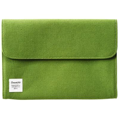LIHIT LAB Accordion Pouch L Green A7702-7