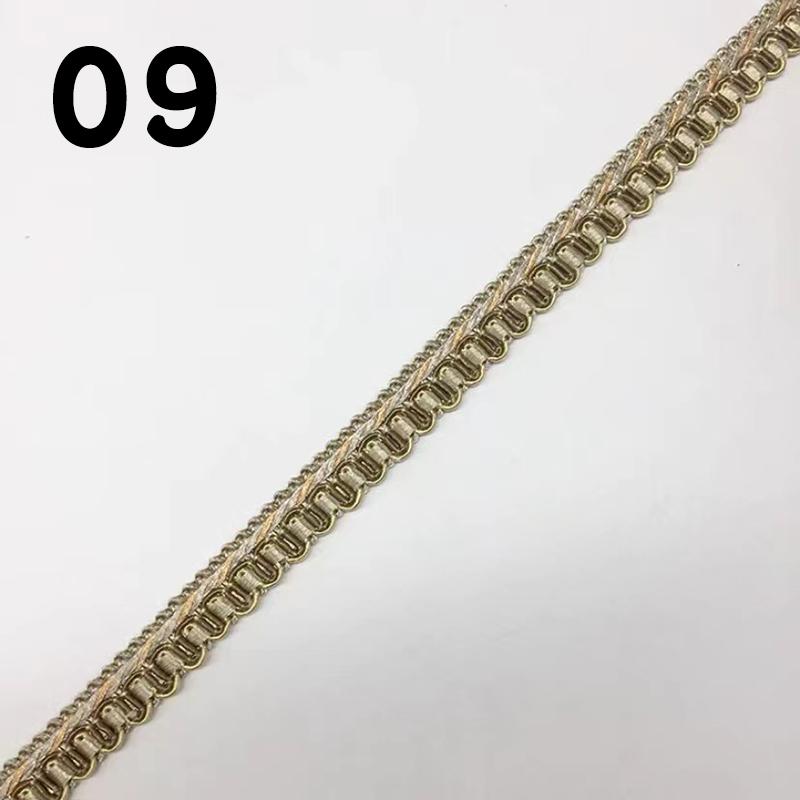 15 Meter Quastenfransen-Spitze im europäischen Stil Besatzkante Band für DIY Nähen Bekleidung Vorhang Sofa Kissen Polsterhandwerk Dekor
