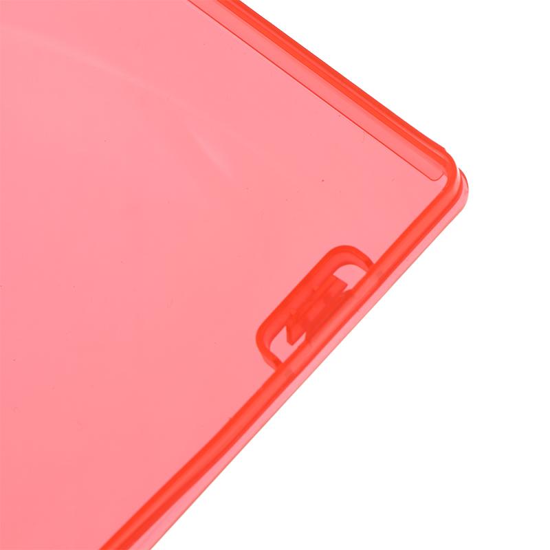 1/3/5Pcs For Switch 2 Game Card Case - Transparent Red Cartridge Holder For Switch 2 Games Storage
