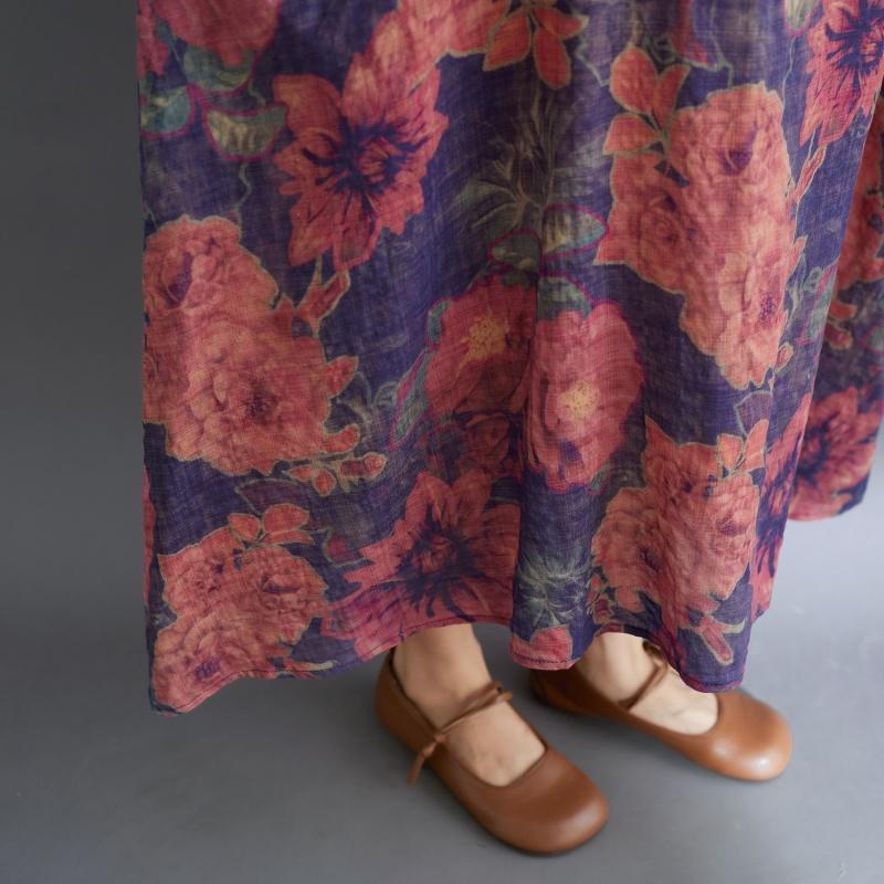 DIMANAF New 2026 Women Plus Size Summer Beach Long Dress Sundress Loose Casual Maxi Elegant Lady Print Dress
