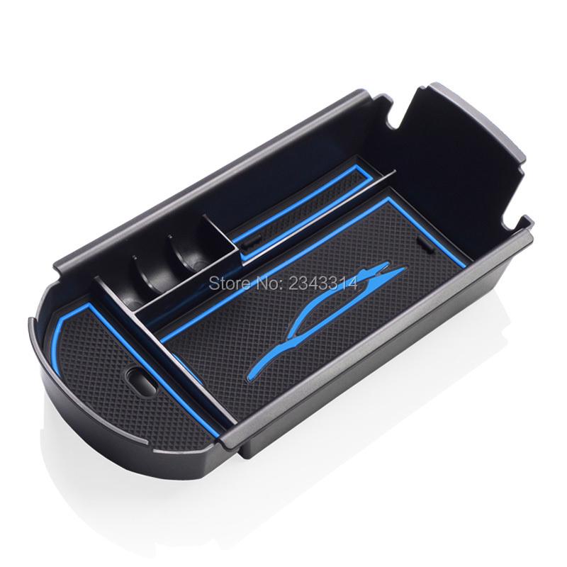 For Toyota C-HR CHR 2017- Plastic Blue Central Armrest Storage Box Glove Box Interior Tidying Car Styling Accessories