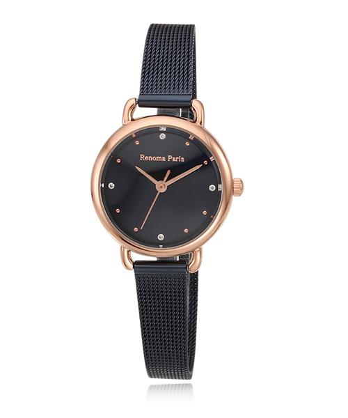 Lenomasigye Re585Bu Women'S Mesh Band Watch_Navy