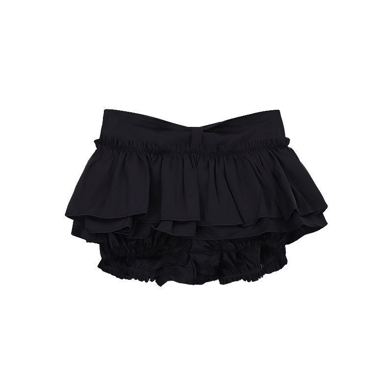 

Kumikumi Ballet Style Early Spring Stylish Skirt Black L