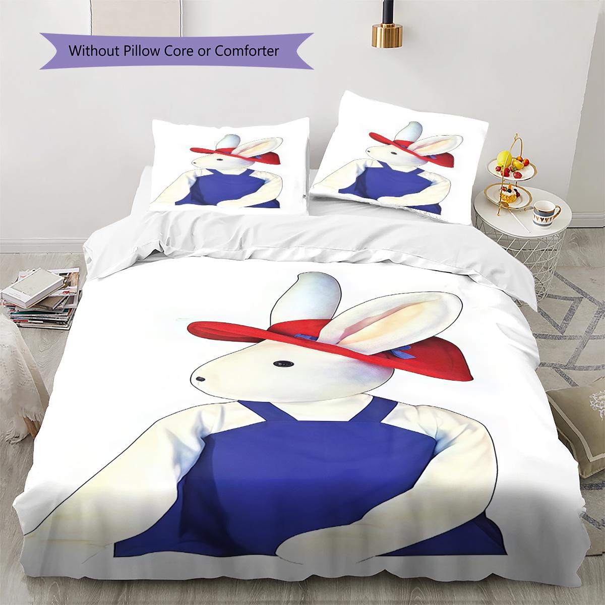 

Goodnight Moon Pattern Bedding,Quilt Set Quilt Cover Pillowcase Home Birthday Gift (1 * duvet cover + 2 * pillowcase, without core) 135x200cm