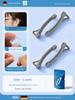 German Silicone Eyeglass Temple Tips to Prevent Ear Chafing, Anti-Slip, Anti-Pain, Anti-Allergy, Replacement Eyeglass Temple Pads for Cycling