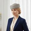 Solid Color Straw Weaving Hat Casual Beanie Cap Elegant Beret Hat