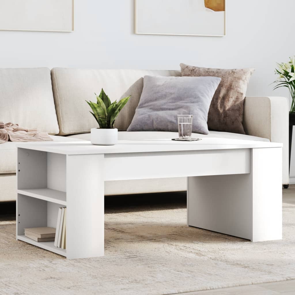 Vidaxl Couchtisch, Weiß, 102X55X42 Cm, Holzwerkstoff