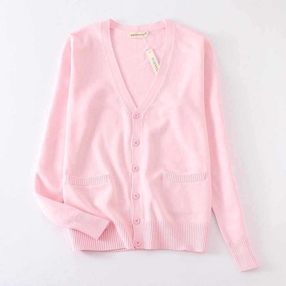 Japanese JK Style Soft Knit Cardigan Sweater for Students