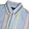 Polo Ralph Lauren Gestreiftes Polo Logo Bestickt Button-Down Kragen Kurzarmhemd Herrenhemden MNPOWOV1N820255-999