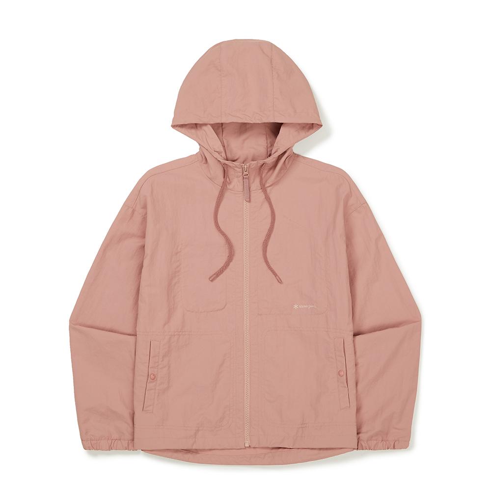 [Snowpeak] Женская полуукороченная ветровка из таслана Коралловая (S23MWLWB52) XS(80)