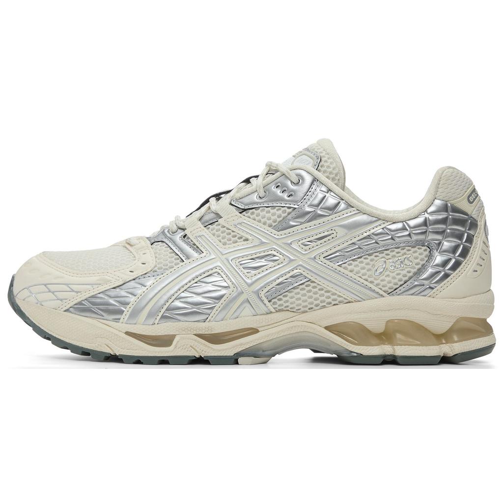 ASICS GEL Nimbus 10.1 Cushioning Support Low top Casual Shoes Unisex Butter White Silver 1203A929-100