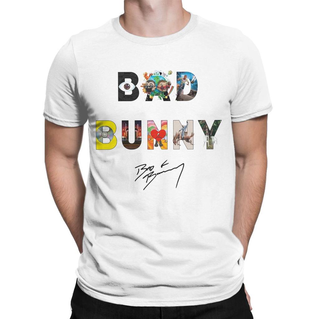 Casual BAD BUNNYs DeBi TiRAR MaS FOToS New Album T Shirt Men Women Cotton Tees Shirt Birthday Gift Clothes