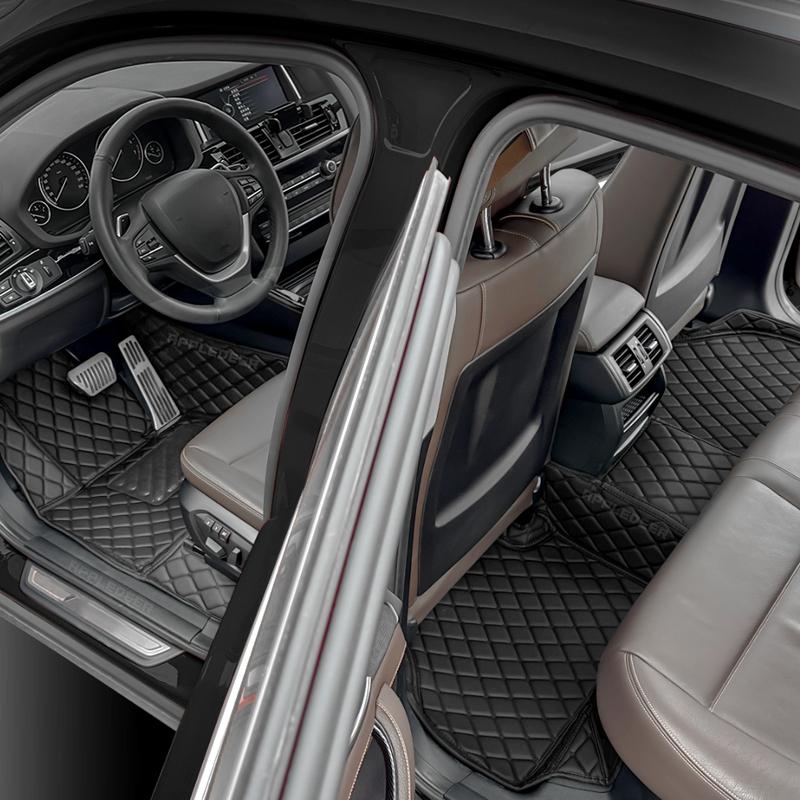 Car Floor Mats For Mitsubishi Outlander PHEV GN 7-seat 2022-2025 2024 Car Trunk Mats Cargo Liner Foot Mats Interior Accessories