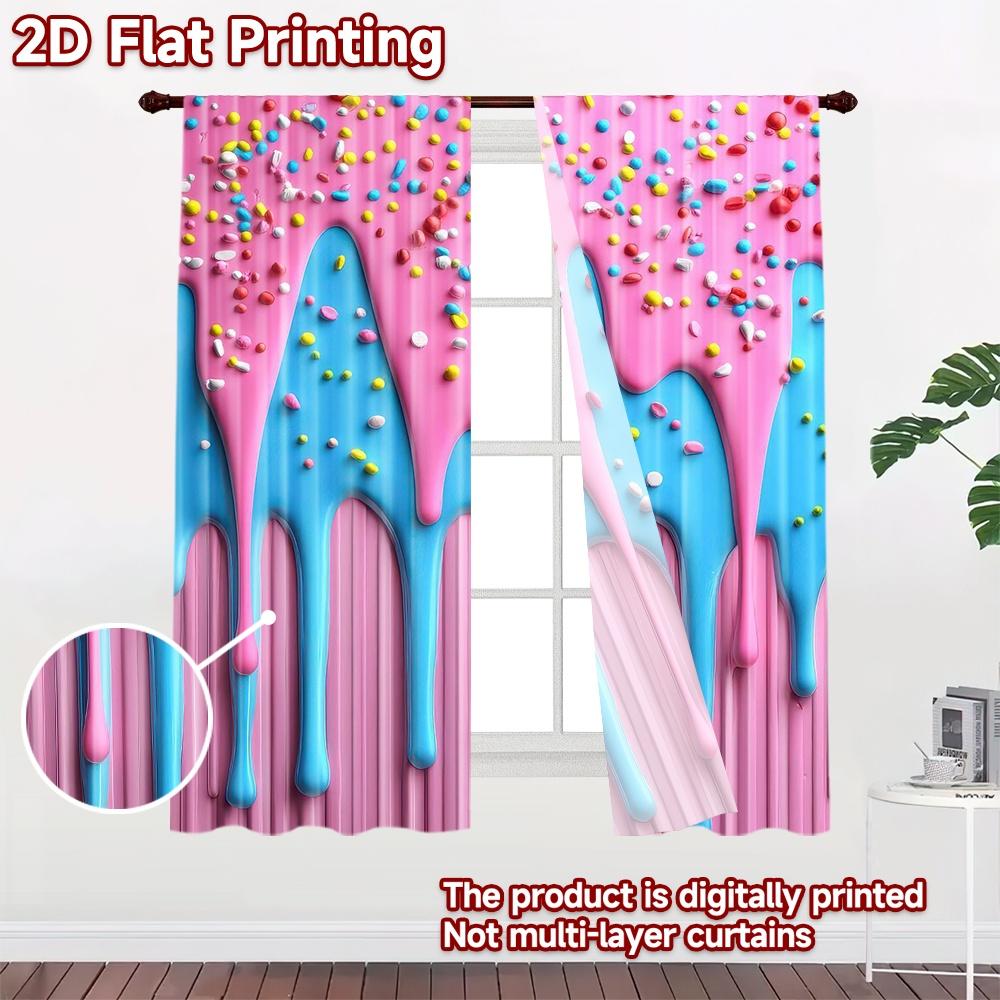 1pc 2D flat Photography Backdrop Popular Background cloth Candy Drip De 100% Polyester Anniversary for Holiday home decor for