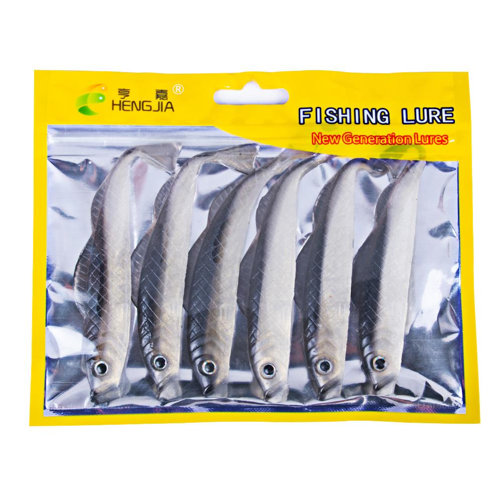 6.8CM /2.7G Lure Soft Shad Fishing Lure Soft Bait Tail Shad (as the picture,10CM&9G)