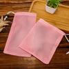 Fluorescent Pink Drawstring Mesh Bags, Polyester Reinforced Filtration Net Bags