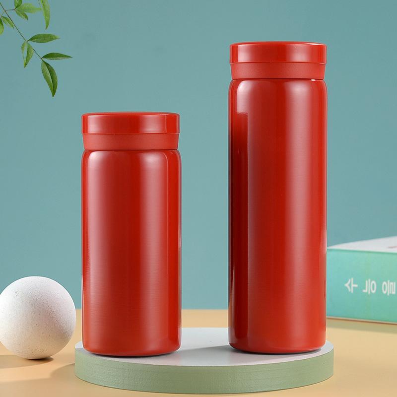 Water Bottle Stainless Steel Water Cup Thermos Cup Portable Mini Compact Easy Cup Vacuum High Value