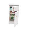 1:12 Mini Dollhouse Mobili Accessori Cucina in miniatura Frigorifero bianco Frigorifero a 2 porte Soggiorno Giocattolo per gioco di ruolo