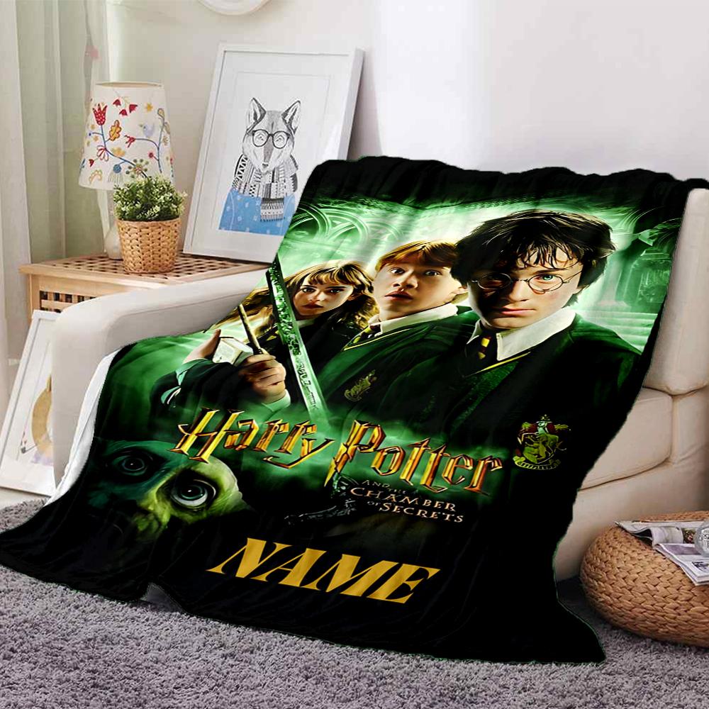 Custom Name Elegant Gothic Crest blanket for Couch & Bed, Plush Cozy Fuzzy Blanket Super Soft & Warm Blankets for Fall and Winter. 090874