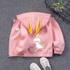 Girls' Coat Windbreaker Jacket Casual Hooded Top