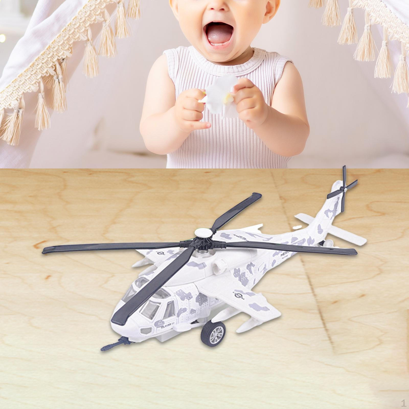 Aircraft Helicopter Toy, Airplane Toy for Kids Children, Play Vehicle Pull Back