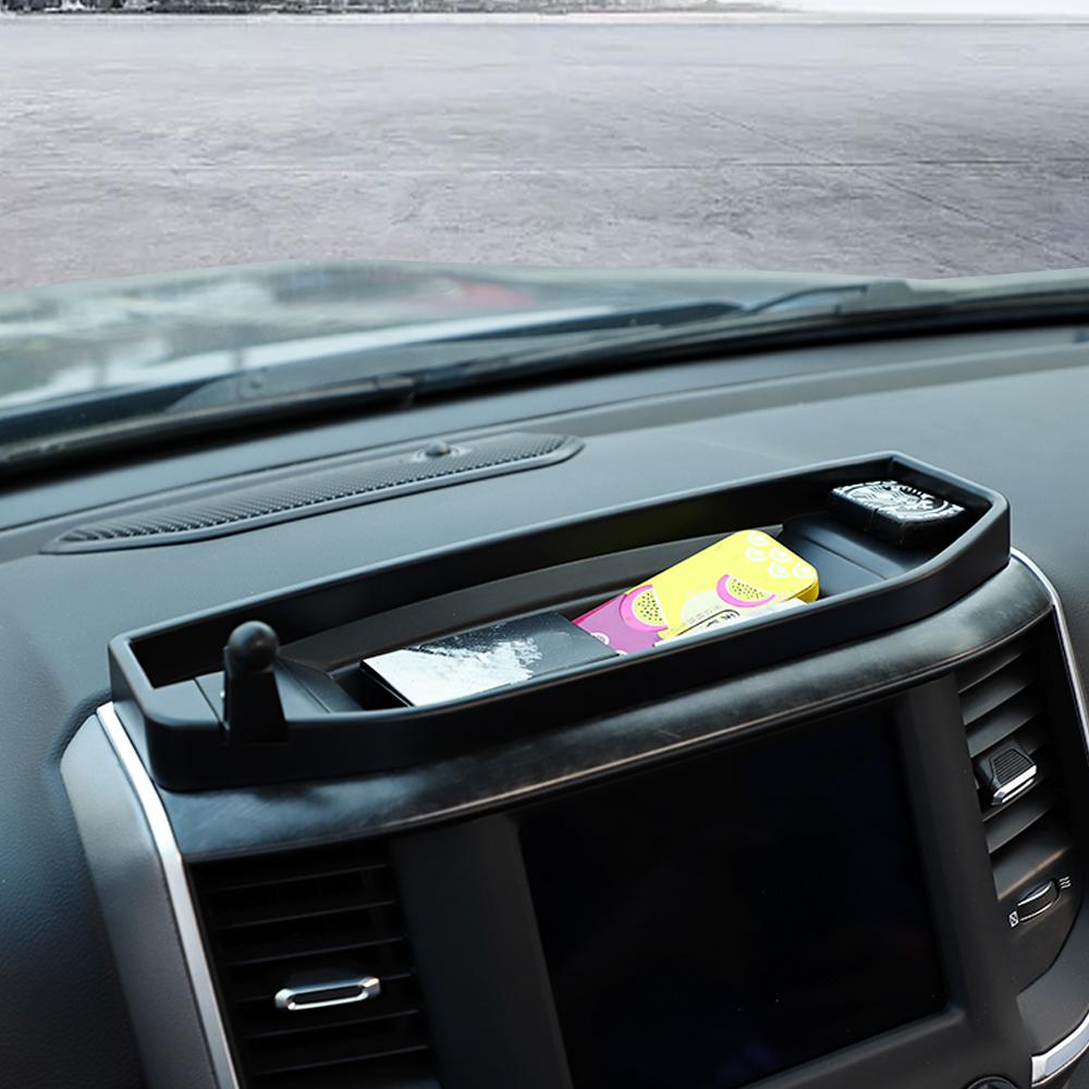 Dash Mount Cell Phone Holder Storage Box Tray Kit For Dodge RAM 1500 2018-23 US