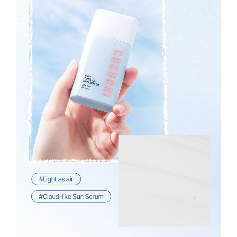 COSNORI - Airy Tone-up Sun Serum