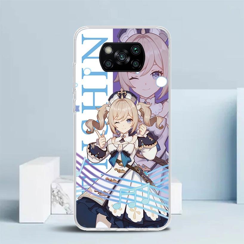 

Genshin Impact Anime Silicon Call Phone Case For Xiaomi Poco X3 Nfc X5 X6 X7 F7 Ultra F6 F5 Pro M5S M5 X4 F4 GT M4 M3 F3 F2 F1 C Xiaomi Poco F4 GT