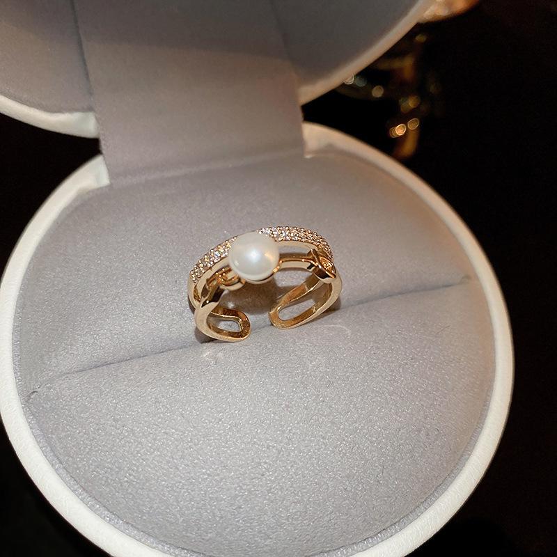 Eleganter Kürbis Zirkon Ring: High-End Modedesign für Frauen, Perfekt für den Zeigefinger und vielseitig tragbar