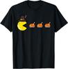 Thanksgiving Video Game Eating Turkey Gamer Men Women Kids T-Shirt