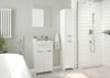 Bathroom set: cabinet with sink 50 white on legs Mila