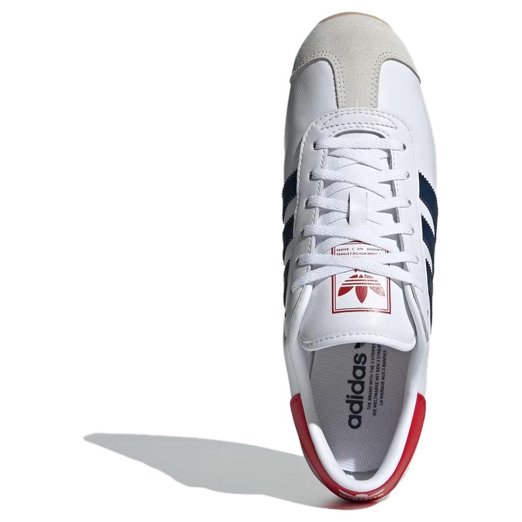 adidas Land 2 Witte Nacht Indigo Scharlaken Uniseks Sneakers Wolk-Wit Beter-Scharlaken IG4546