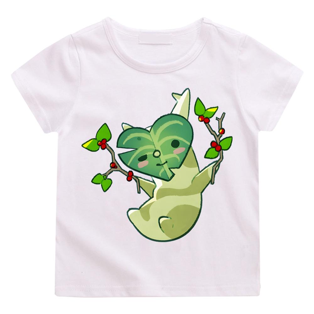 Korok BOTW  Kawaii Cotton T-shirts 2026new Style High Quality Short Sleeve BoysGirls Children T Shirt Graphic Printing Camisetas