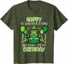 Happy Saint Patricks Day Birthday Gift for Men or Women Street Style TShirt 100 Cotton ShortSleeved TShirt