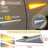 2 peças LED dinâmico lateral marcador de direção luz de seta para Renault Megane MK2 CC Espace MK4 Scenic MK2 Wind Avantime Thalia
