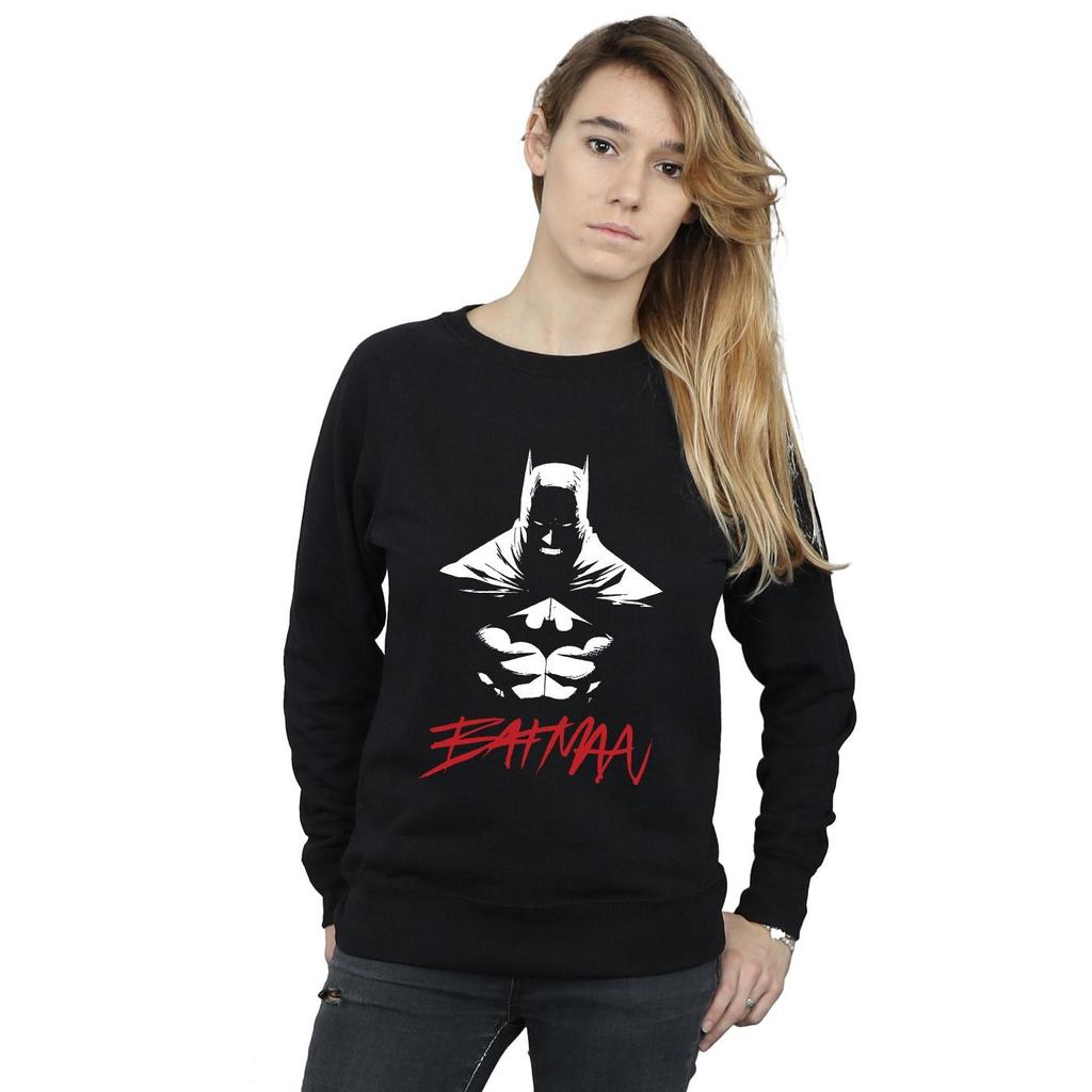 DC Comics Womens/Ladies Batman Shadows Sweatshirt