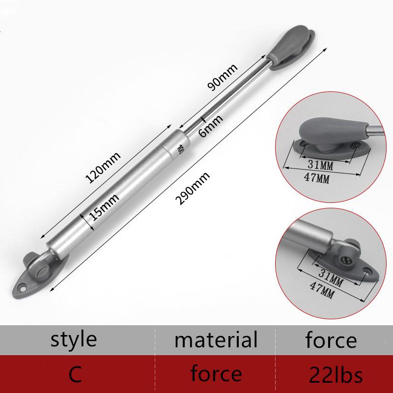 

Новые 2/1 шт. 100Н 10КГ Мебельные газовые пружинные петли Кухонный шкаф Шкаф Гидравлическая петля Дверной упор Поддержка крышки Коробка Фурнитура