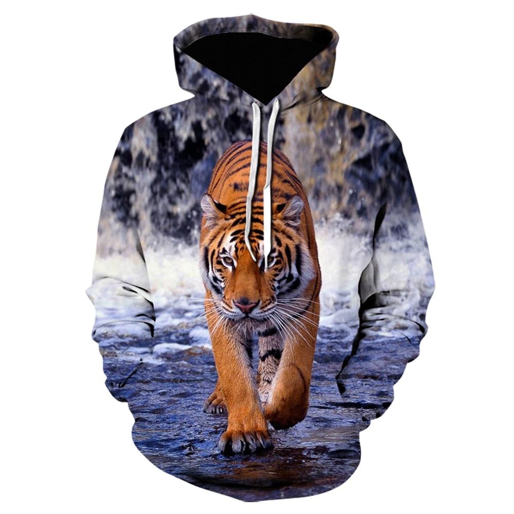Nuovo Hot Animal 3D Stampa Felpe Felpe Dipinto tigre Uomo / donna Felpa con  cappuccio Brand Design Harajuku Pullover Autunno E Inverno Felpa con  cappuccio acquista in modo economico — spedizione gratuita,