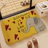 Imitation cashmere bathroom floor mat toilet toilet toilet door  absorbent foot mat household quick-drying carpet