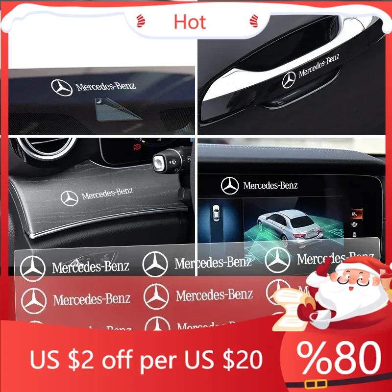 CEO1 2025 For Benz AMG Car Goods Brake Caliper Badge Sticker Decorate Decal For Mercedes Benz AMG W204 W205 W212 W213 W221 W117 W177