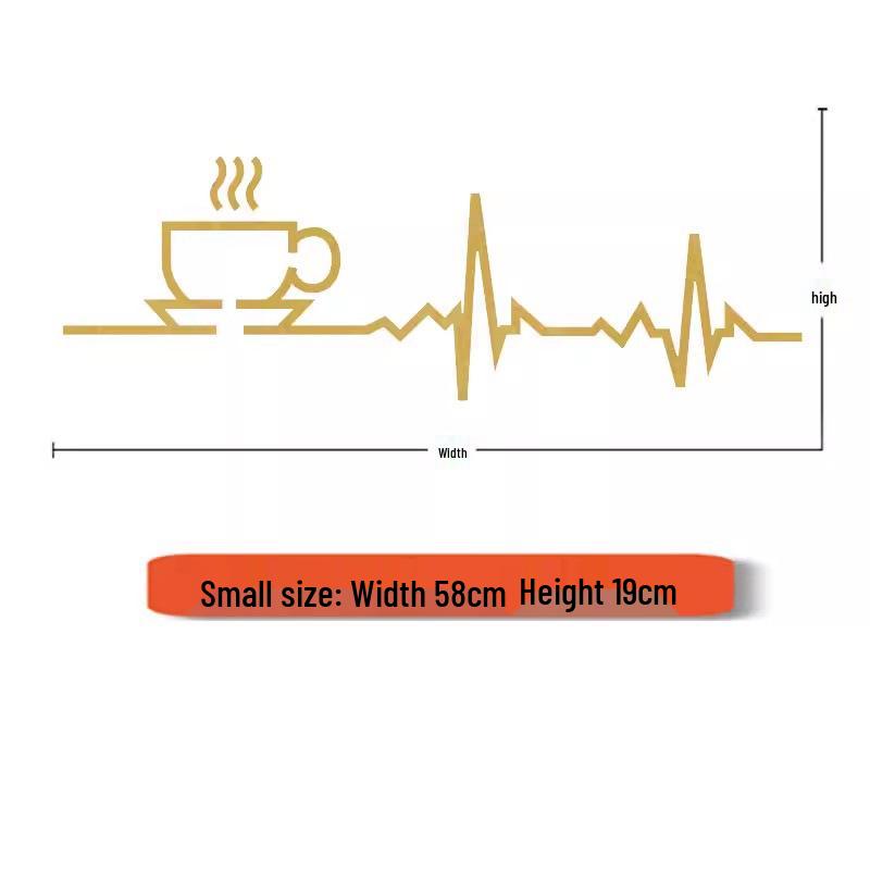 

Self-Adhesive Coffee Cup Wall Stickers for Windows, Doors, and Mirrors in Coffee Shops Small