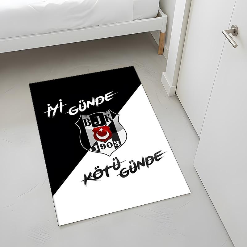 Besiktas JK (5) Rug Suitable For Living Rooms Bedrooms Computer Rooms Dining Areas And Placement Under Tables And Chairs Also An Ideal Choice For Offi