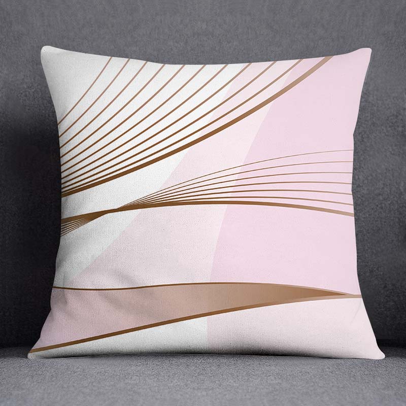 

Геометрический цветочный узор, украшение для дома, наволочка, квадратная наволочка, чехол для подушки для домашнего офиса 40x40cm